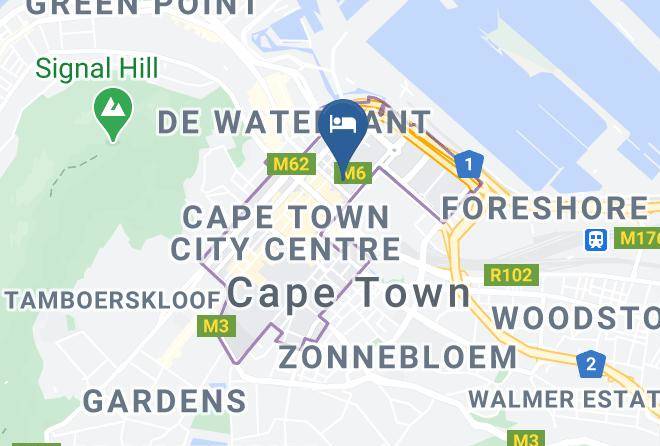 City Of Cape Town - Urban Hip Hotels Maps