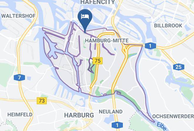 Stadt Hamburg - Urban Home Hotel Maps