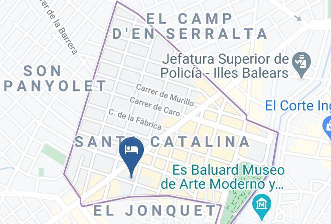 Baleares - Urban Hostel Palma Maps