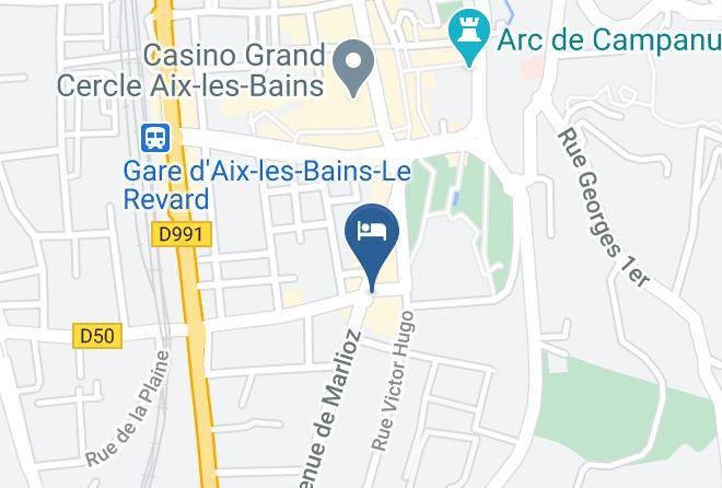 Savoie - Urban Hotel Aix Les Bains Hyper Centre Maps