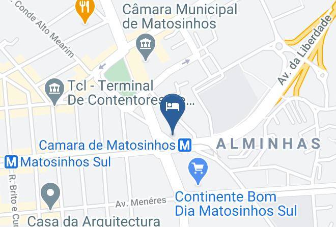 Matosinhos - Urban Hotel Amadeos Maps
