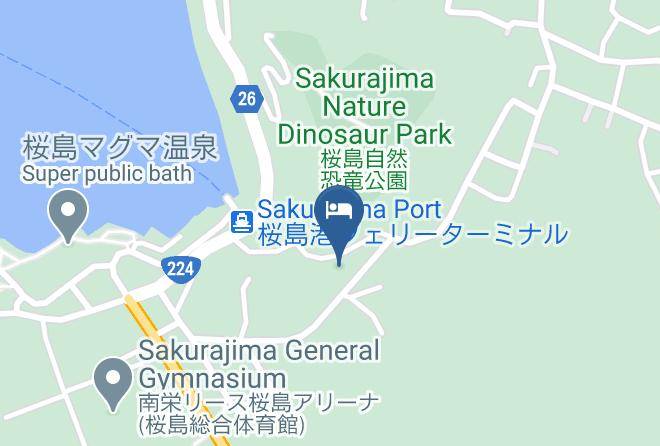 Kagoshima City - Urban Hotel Kokubu Maps