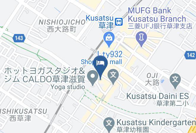 Kusatsu City - Urban Hotel Kusatsu Maps