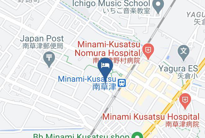 Kusatsu City - Urban Hotel Minami Kusatsu Maps