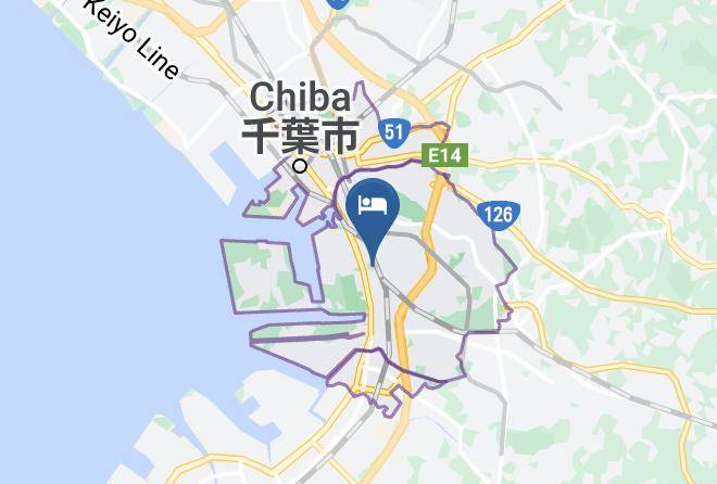 Chiba City Chuo Ward - Urban Hotel Sanko Maps