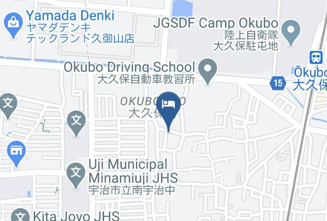 Uji City - Urban Inn Fushimi Maps