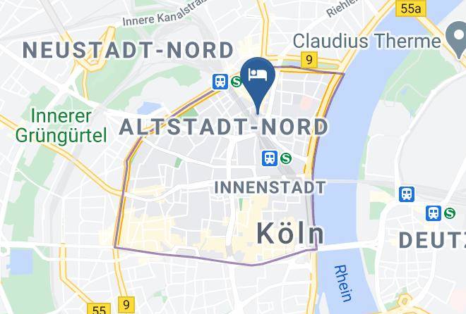 Urban Loft Cologne Map