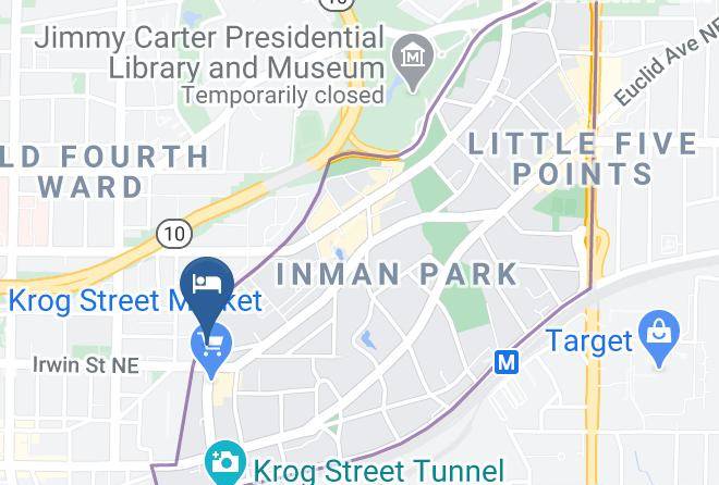 Fulton - Urban Oasis Bed And Breakfast Maps