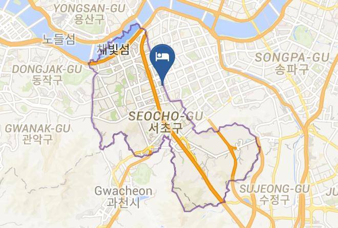Seochogu - Urban Place Hotel Gangnam Maps