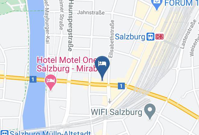 Salzburg - Achat Plaza Zum Hirschen Salzburg Maps
