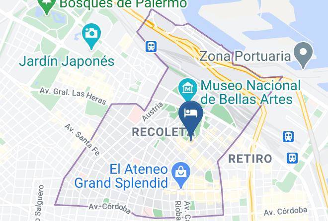 Buenos Aires - Urban Suites Recoleta Maps