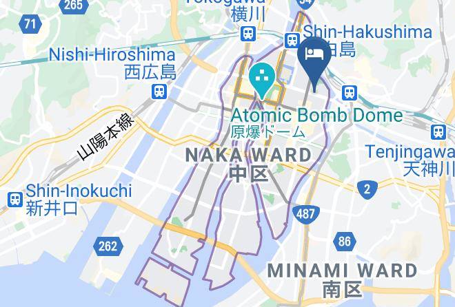 Hiroshima City Naka Ward - Urban West Hiroshima Maps