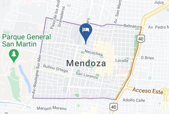 Mendoza - Urbana Class Hotel Maps