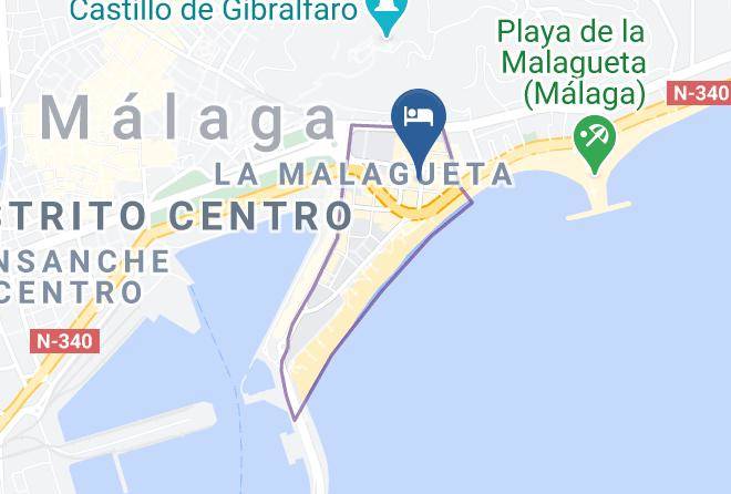 Malaga - Urbanchic Malagueta Pompidou Apt Maps