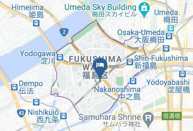 Osaka City Fukushima Ward - Urbanex Noda Maps
