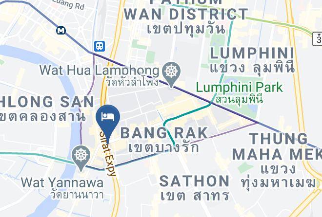 Urbanite Hostel Map - Bangkok City - Phra Nakhon