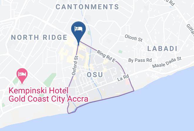 Accra - Urbano Hotel Maps