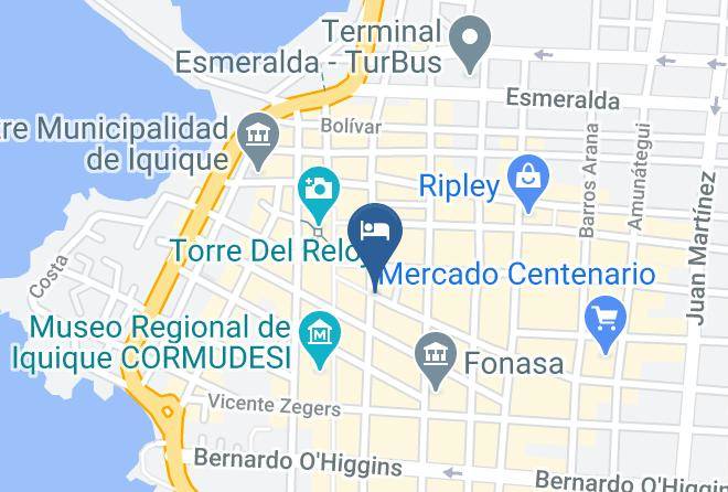 Iquique Province - Hotel Mst Colonial Maps