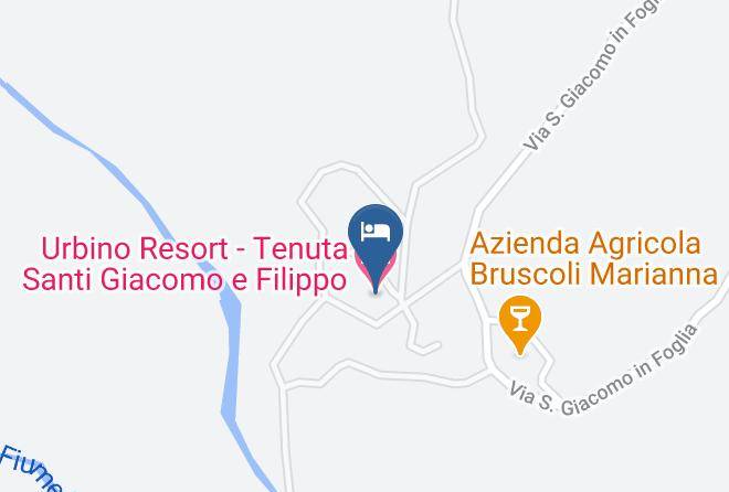 Pesaro And Urbino - Urbino Resort Tenuta Santi Giacomo E Filippo Maps