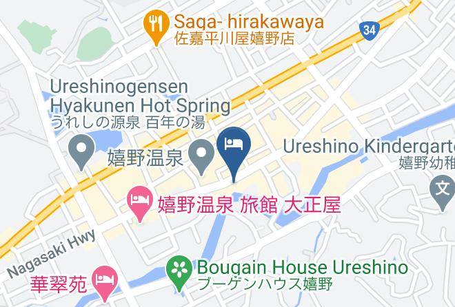 Ureshino City - Ureshino Onsen Kotobukiya Ryokan Maps