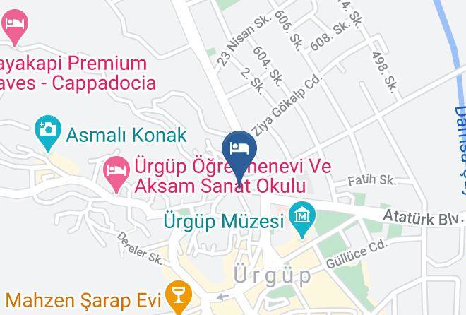 Urgup - Urgup Inn Cave Hotel Maps