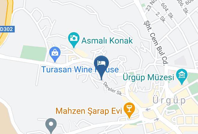Urgup - Urgup Konak Hotel Maps