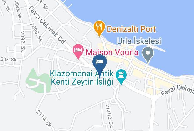Urla - Urla Poyraz Otel Maps