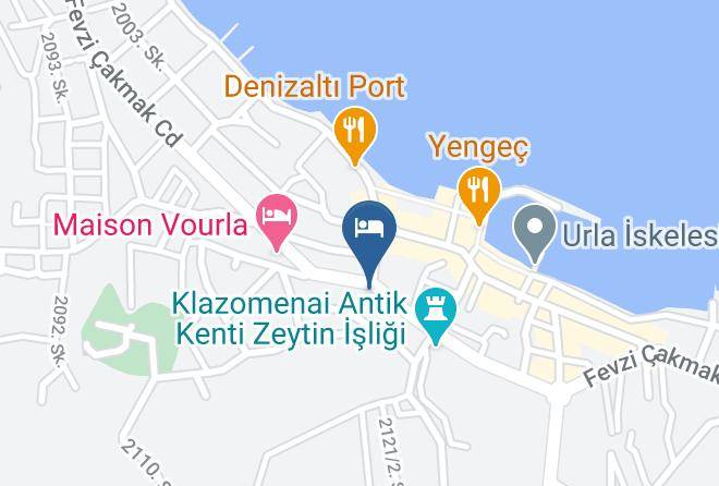 Urla - Urla Zeytin Otel Maps