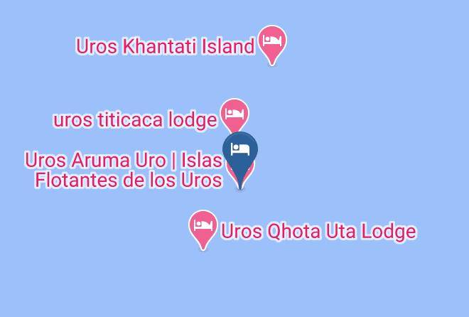 Puno - Uros Aruma Uro Islas Flotantes De Los Uros Maps