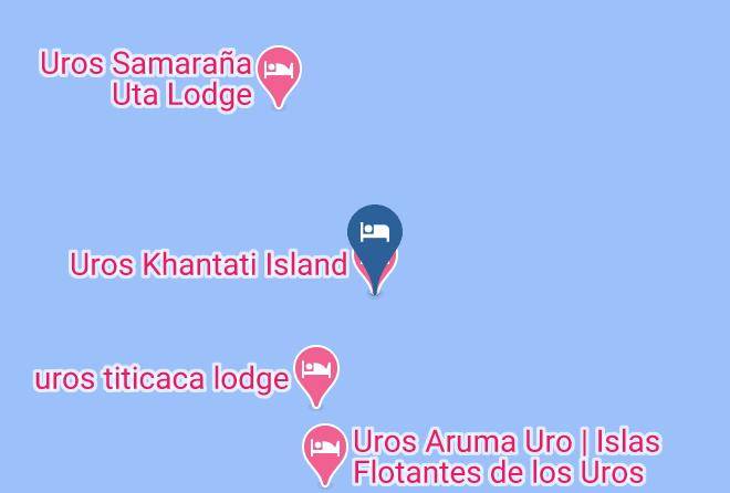 Puno - Uros Khantati Island Maps
