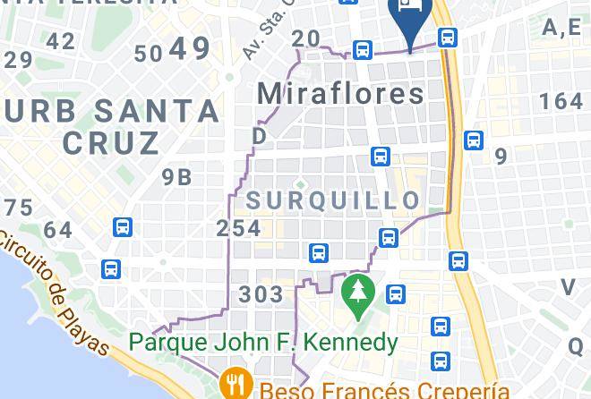 Miraflores - Urpi Backpacker Maps