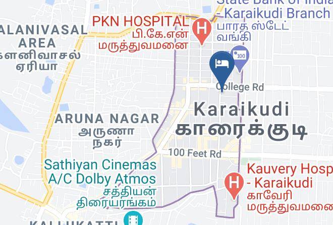 Karaikkudi - Urs Residency Maps