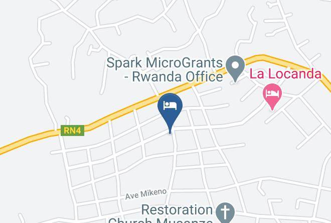 Musanze - Urugano Virunga Palace Maps