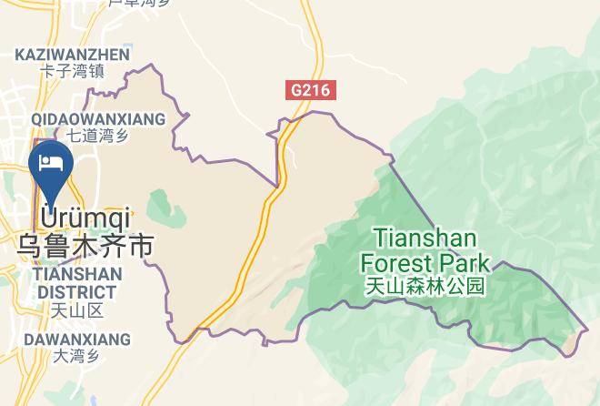 Urumqi - Urumqi Great Time Business Hotel Maps