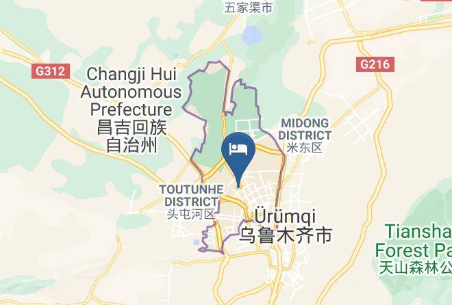 Urumqi - Urumqi Jiahe Hotel Maps
