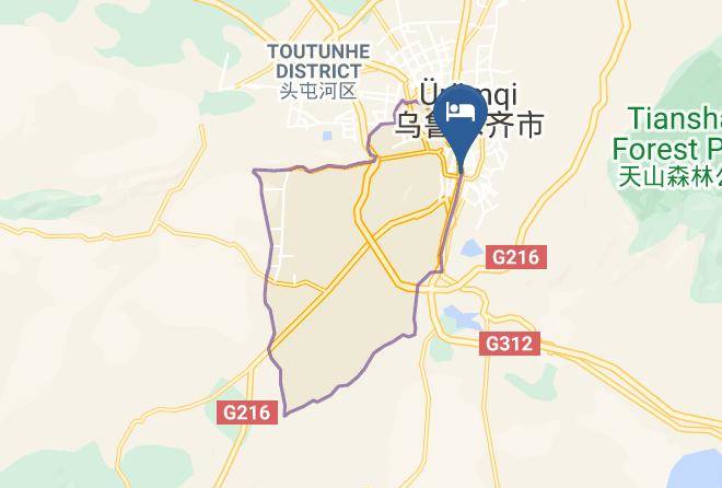 Urumqi - Urumqi Tumaris Hotel Hotel Maps