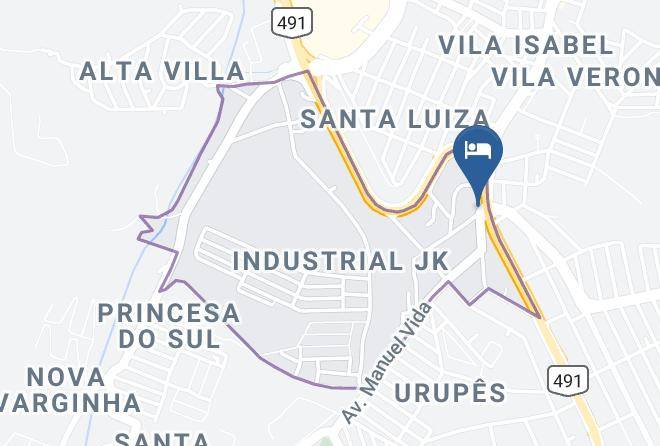 Varginha - Urupes Park Hotel Maps