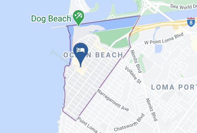 San Diego - Samesun Ocean Beach San Diego Maps