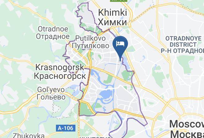 Moscow - Usad'ba Bannaya Na Lodochnoy Ulitse Maps