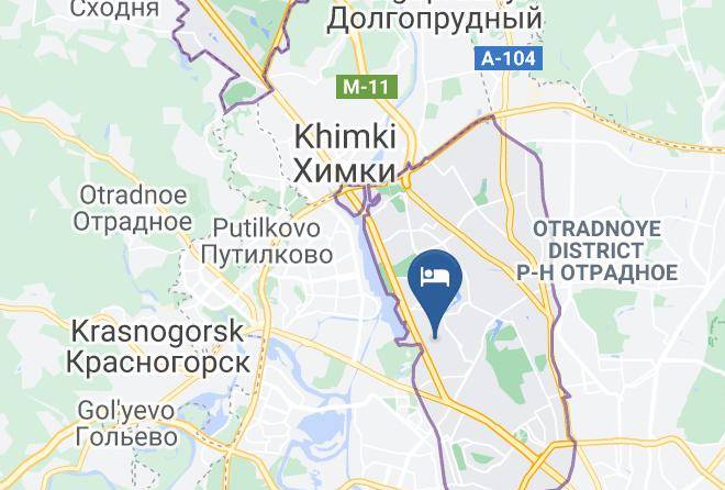Moscow - Usad'ba Bannaya Na Metro Voykovskaya Maps