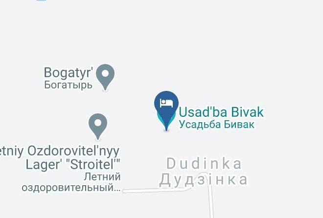 Barysaw District - Usad'ba Bivak Maps