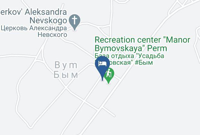 Usad'ba Bymovskaya Map