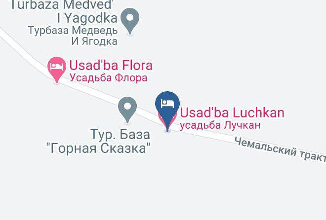 Chemalsky District - Usad'ba Luchkan Maps