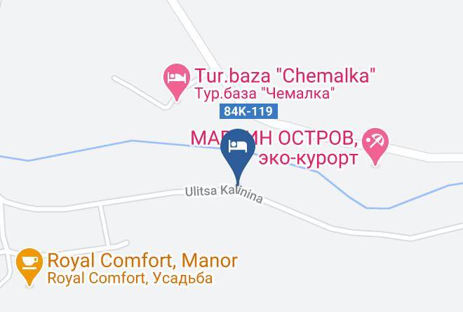 Chemalsky District - Usad'ba Morozovykh Baza Otdykha Maps