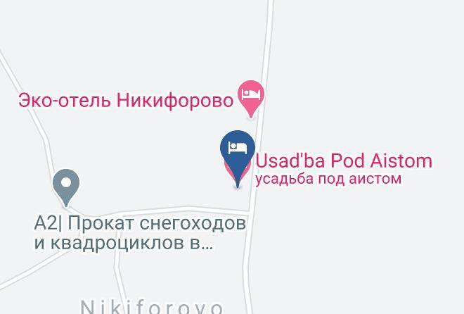 Usad'ba Pod Aistom Carta Geografica - Moscow - Serpukhovsky District