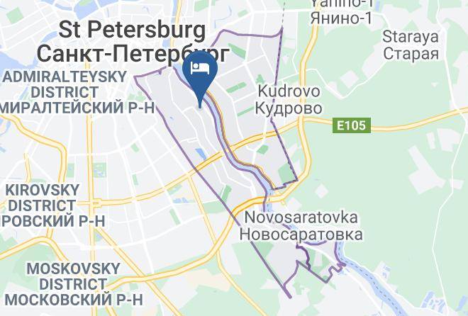 Saint Petersburg - Usadba Na Elizarova Maps