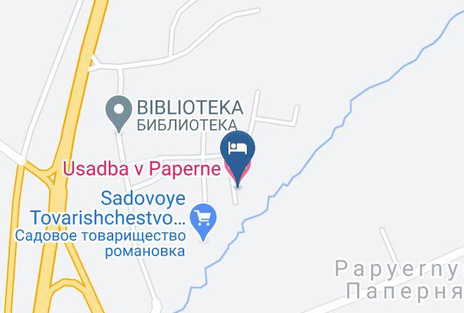 Minskiy Rayon - Usadba V Paperne Maps