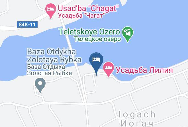 Turochaksky District - Usadba Vlasovykh Maps