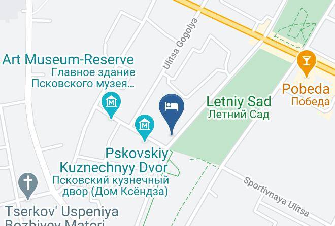 Pskov - Usadba Zhuravlevykh Maps