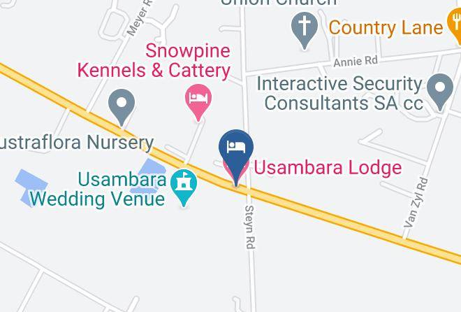 West Rand - Usambara Lodge Maps